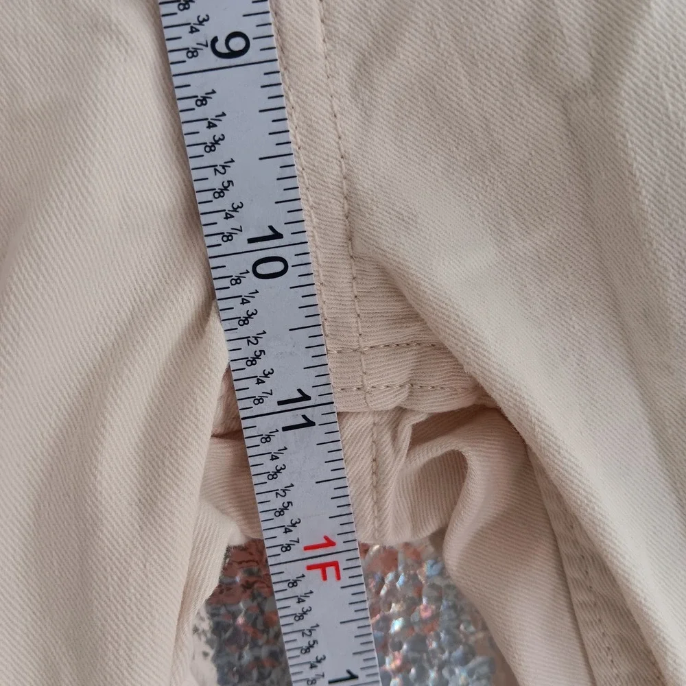 Banana Republic Slim Fit Pants Mens 36x32 Beige Linen Cotton Blend